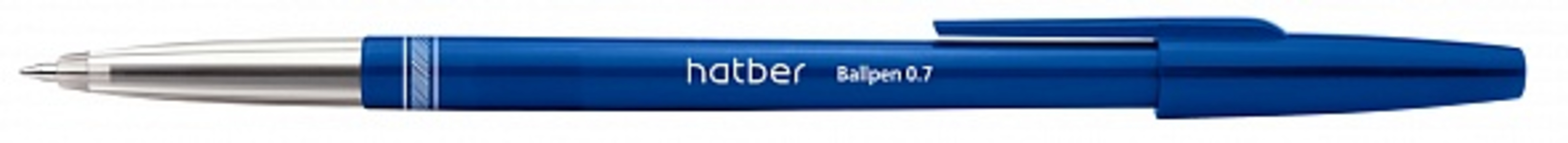 Ручка шариковая синяя 07мм B-2 маслосн HATBER 7CB_00072 11₽