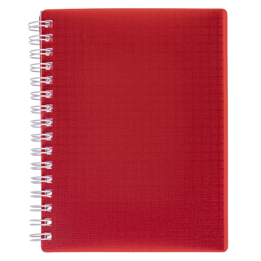 

Книжка записная А6 80л клетка гребень пласт.обл CANVAS Красная HATBER 80ЗК6грВ1_05315