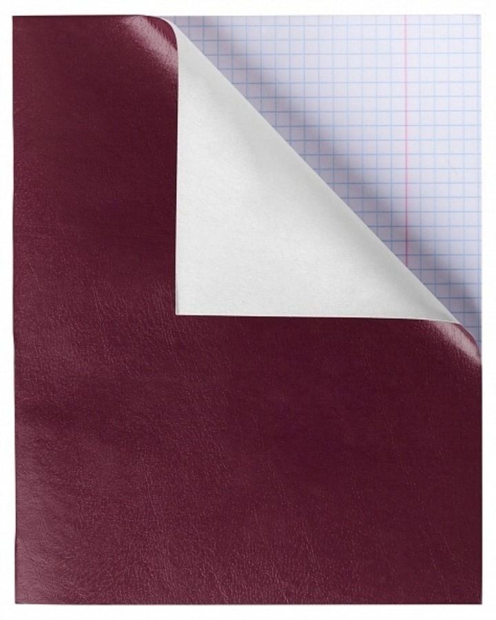 

Тетрадь А5 48л клетка скрепка бумвинил Однотон Бордо 2 блок писчая HATBER 48Т5бвС1