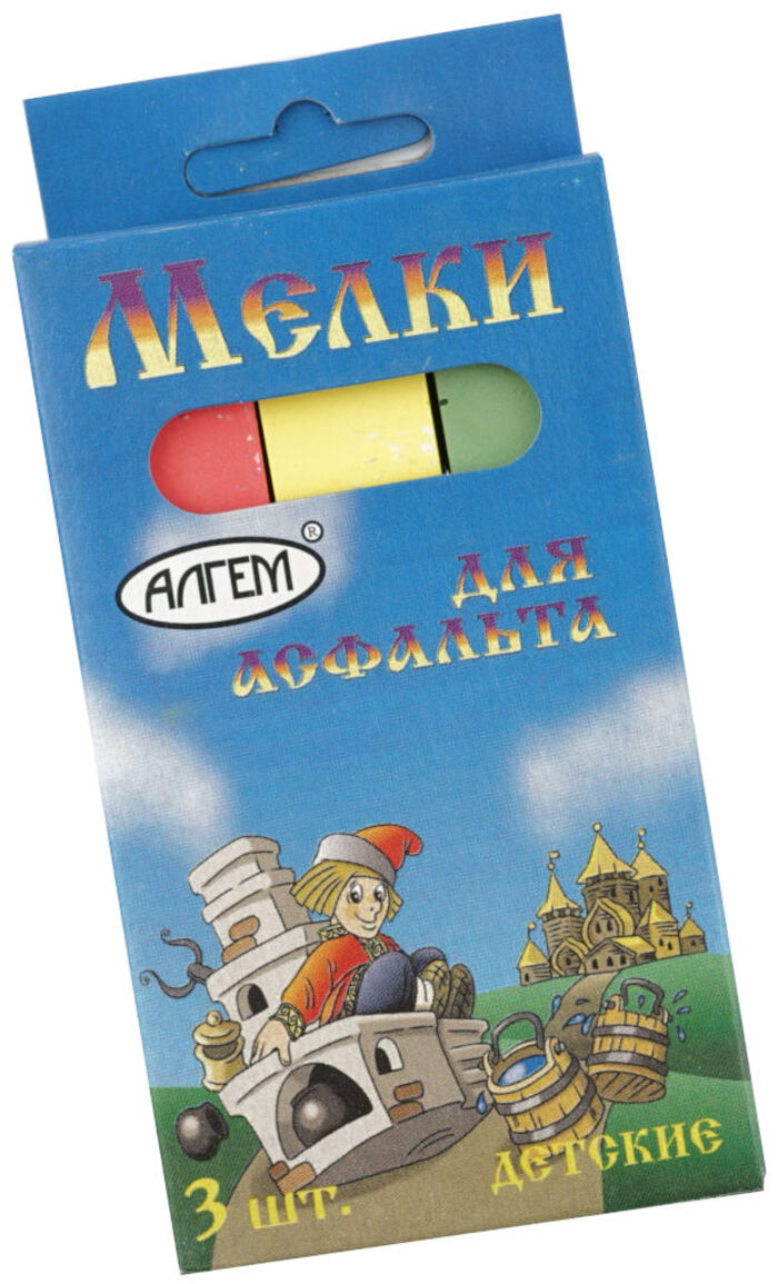 

Мелки для асфальта 3цв к/к АЛГЕМ НМЦА-3