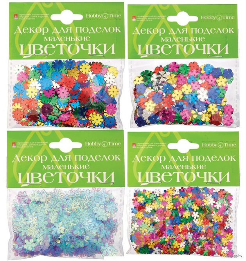

Набор для декора Цветочки маленькие Hobby Time Альт 2-397
