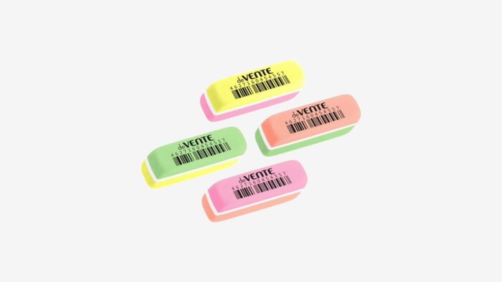 

Ластик Bubble Gum 55х15х13мм скошенный ассорти deVENTE 4070911