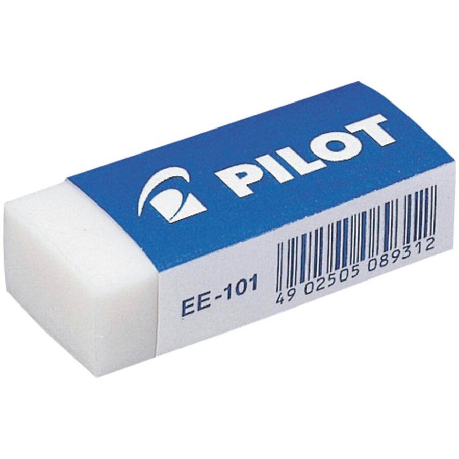 

Ластик прямоугольный винил 43х18х11мм белый PILOT EE-101