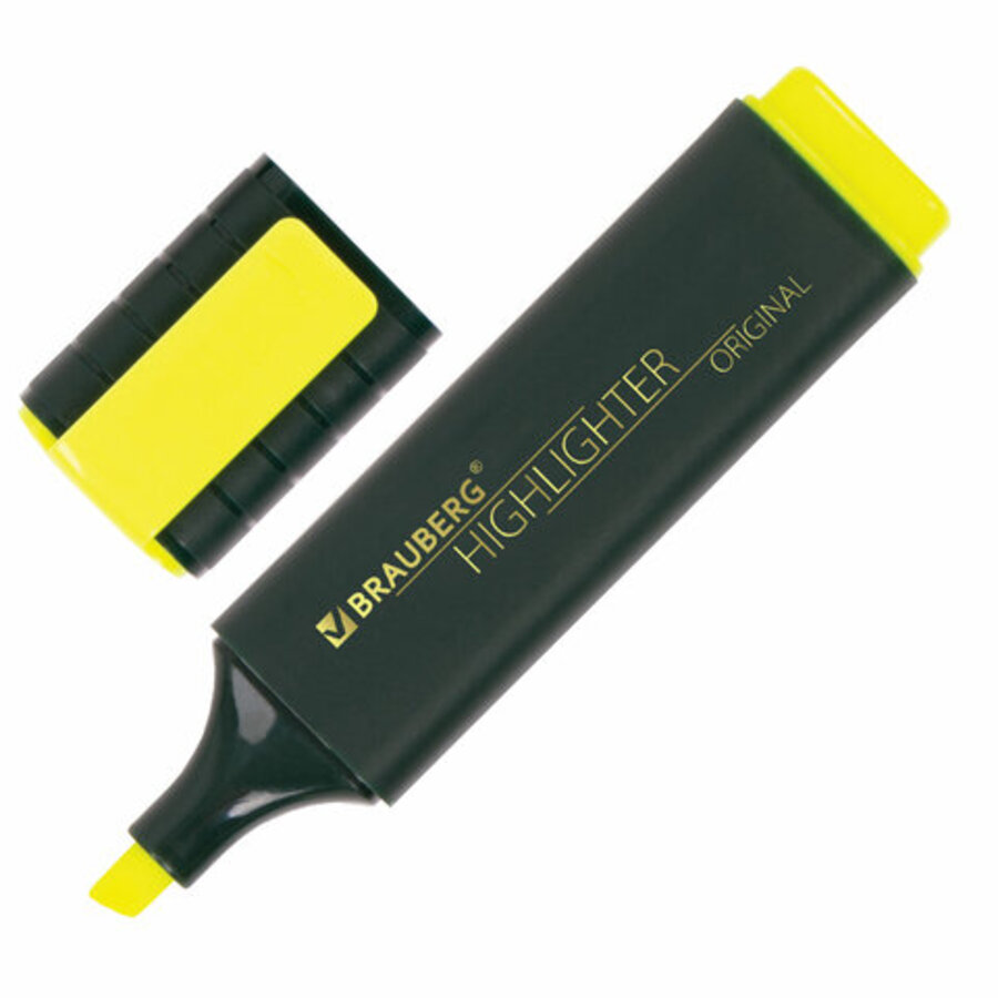 Текстовыделитель 1-5мм Original Желтый BRAUBERG 151681 75₽