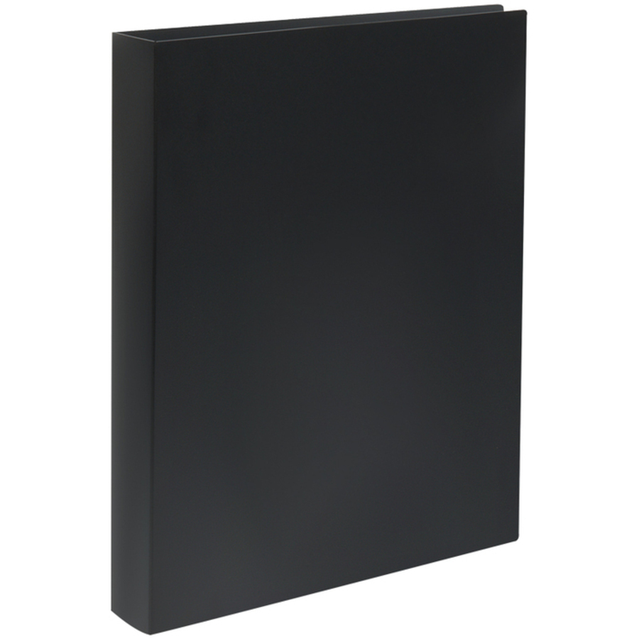 

Папка 2 кольца пластик А4 торец 40мм d-25мм пл.500мкм черная СТАММ ММ-32176