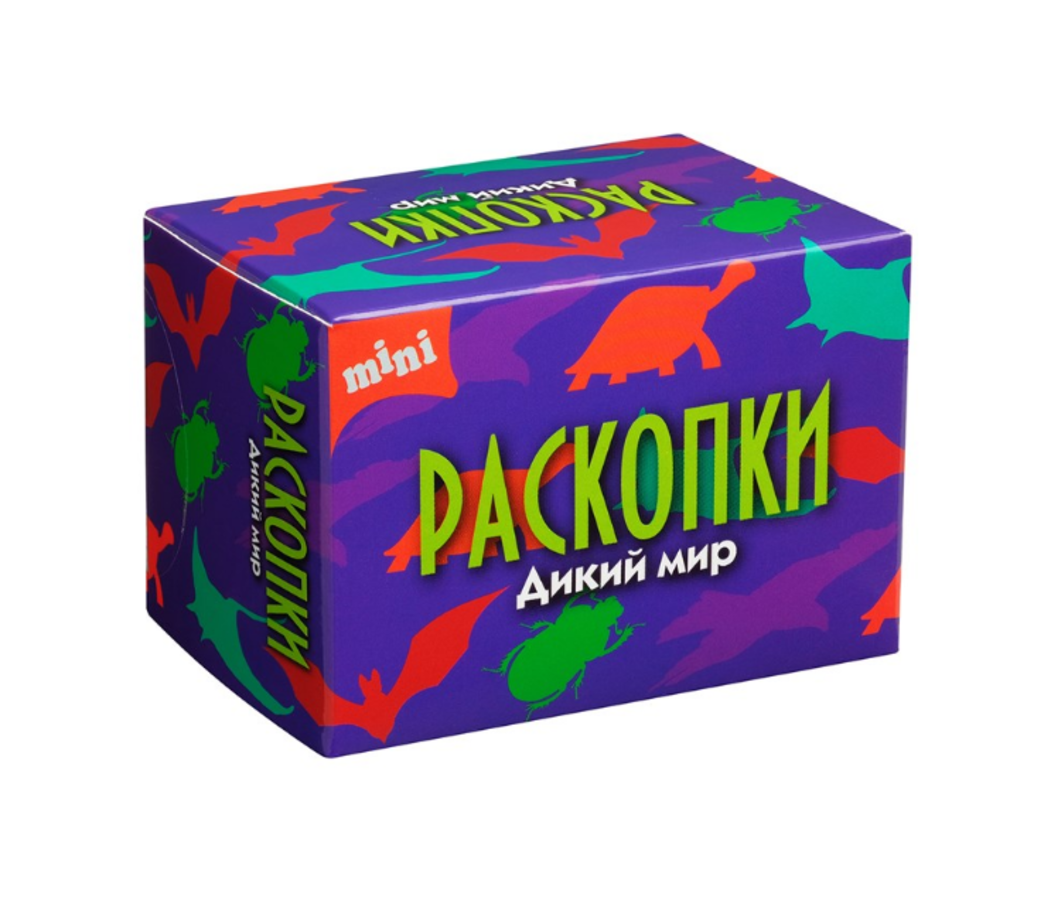 

Мини набор для проведения раскопок Дикий мир