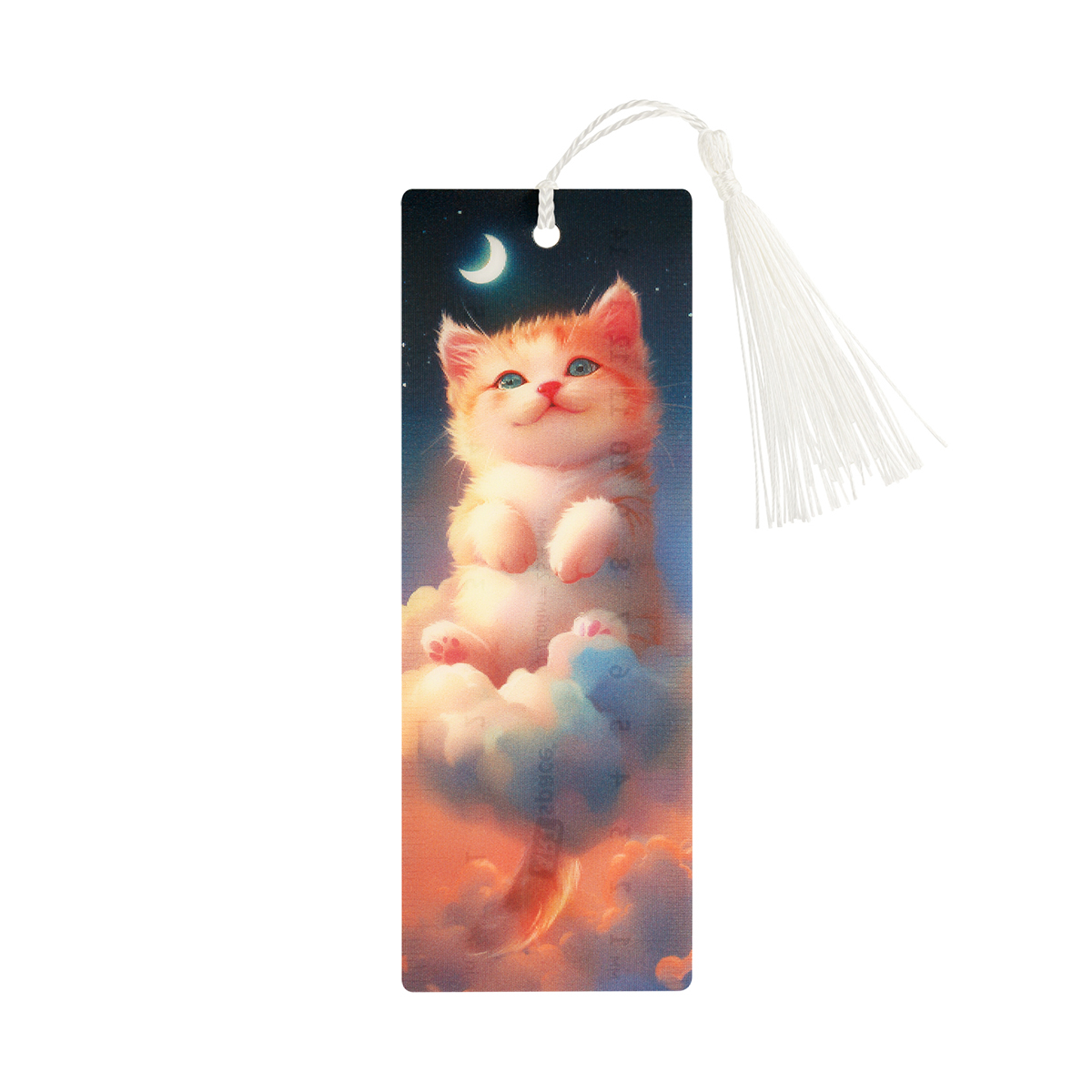 

Закладка с линейкой пластик 15см Cute kitten 3D