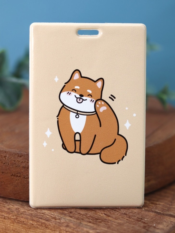 

Футляр для проездного, пропуска и карт 65х105мм ПВХ Аниме Shiba inu ILIKEGIFT 16343