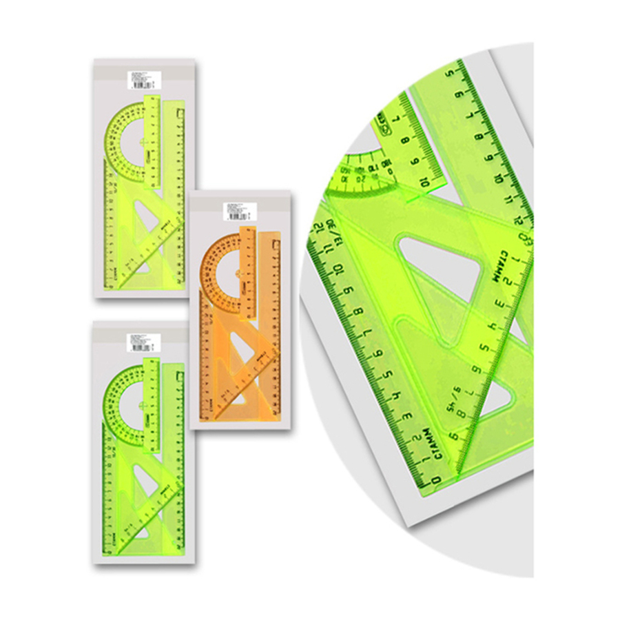 

Набор геом. 4пр. средн.цвет. Neon cristal (лин.20см,треуг.2шт,трансп.) СТАММ НГ14