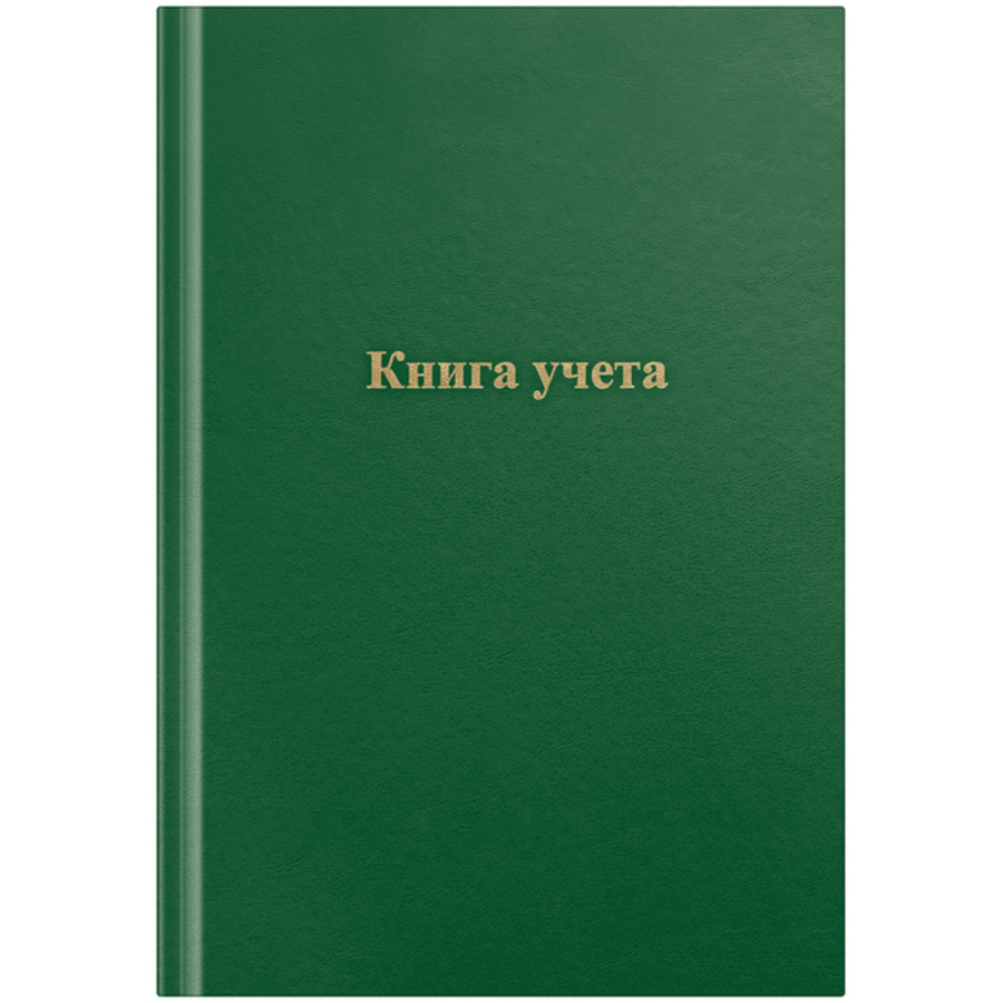 Книга учета А4 96л клетка твобл бумвинил зеленый OfficeSpace 275753 293₽