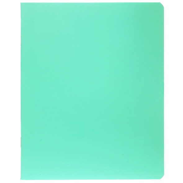 Тетрадь А5 48л клетка скрепка меловкартон Однотон SoloMatte Аквамарин soft touch HATBER 48Т5лВ1 81₽