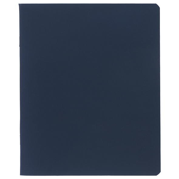 

Тетрадь А5 48л клетка скрепка мелов.картон Однотон SoloMatte Сапфир HATBER 48Т5лВ1