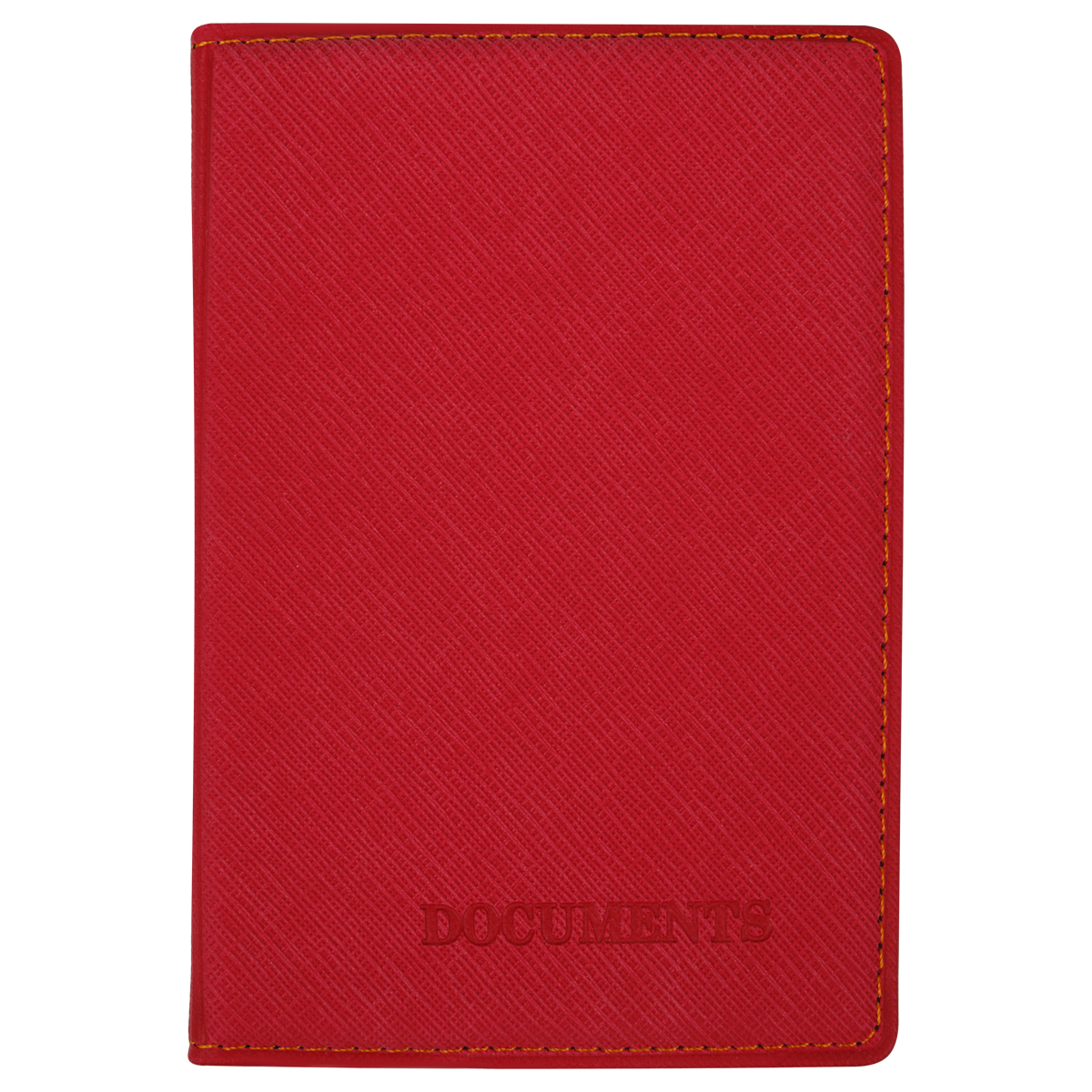 Обложка для автодокументов А6 экокожа Denim коралл OfficeSpace DL_53595 208₽