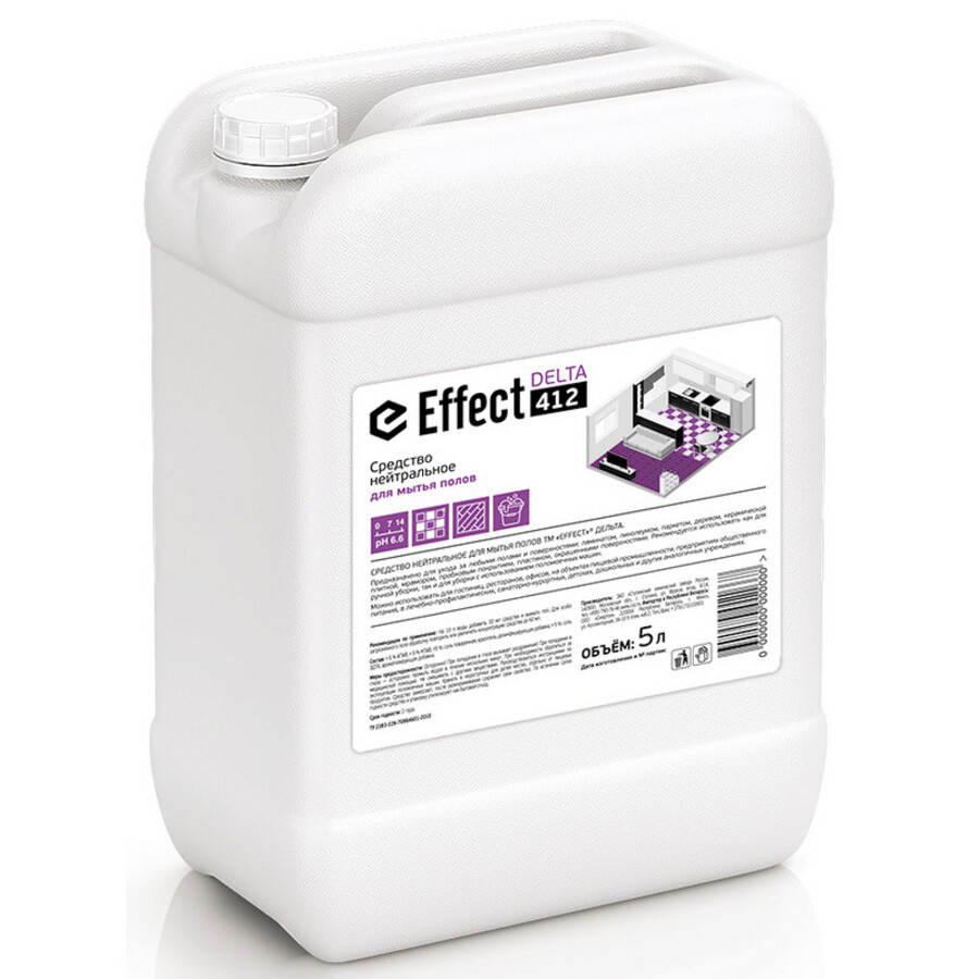 

Средство чистящее для мытья пола 5л Effect/DELTA 789826