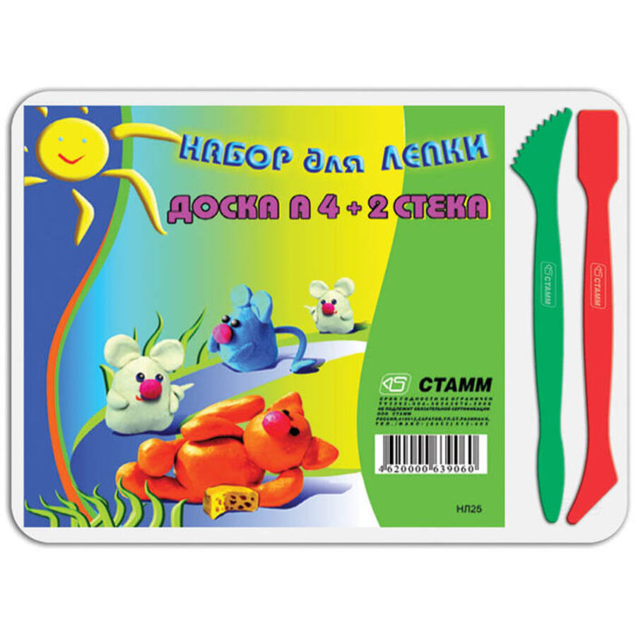 

Доска для лепки А5 +2 стека СТАММ НЛ21
