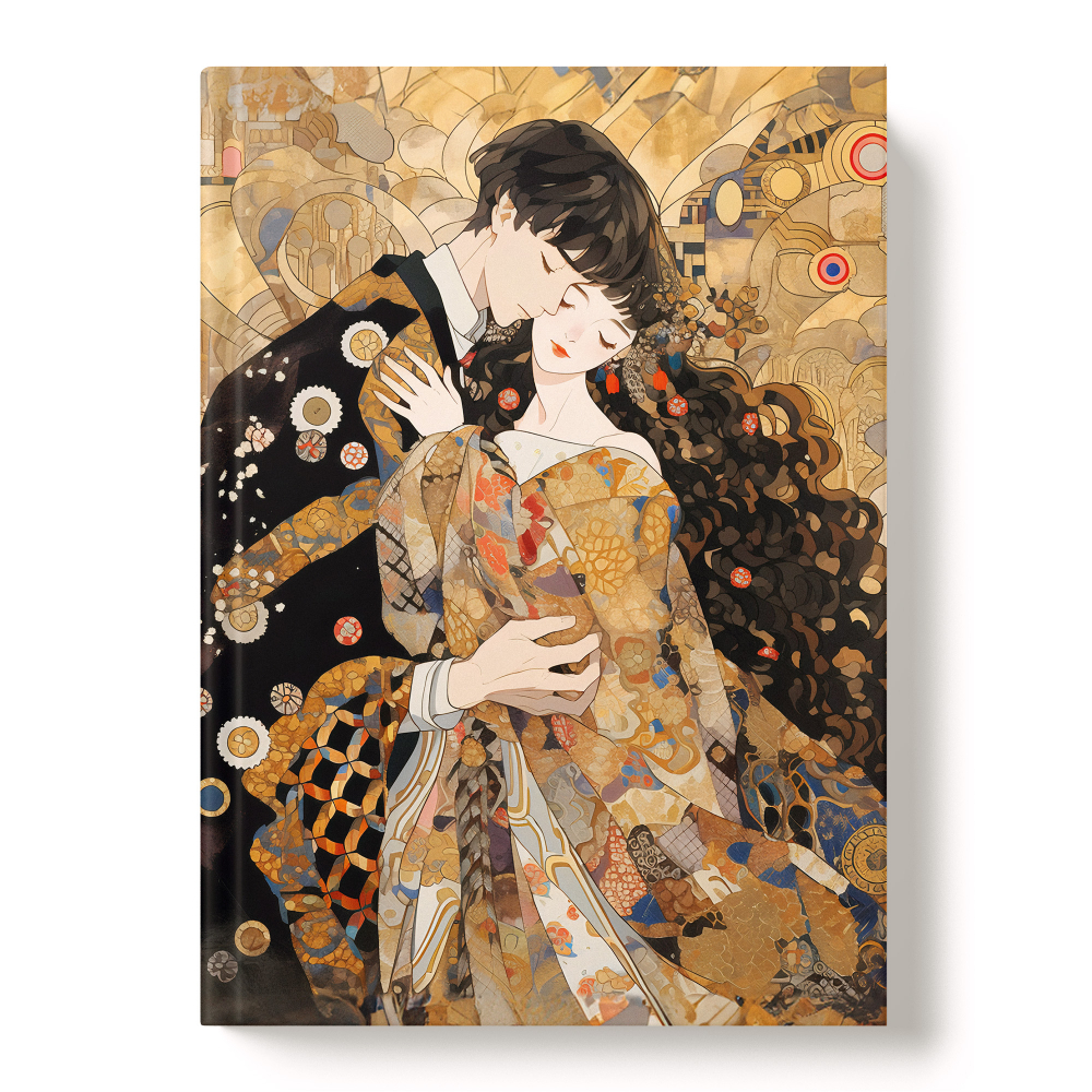 

Книжка записная А5 128л клетка тв.обл. Первая любовь soft touch тисн.фольгой ACADEMY STYLE 15161