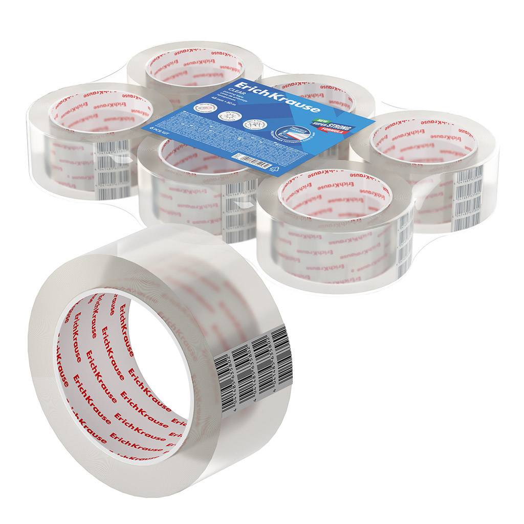 

Скотч 48мм х 50м Clear прозрачный цена за 1шт ERICH KRAUSE 63580