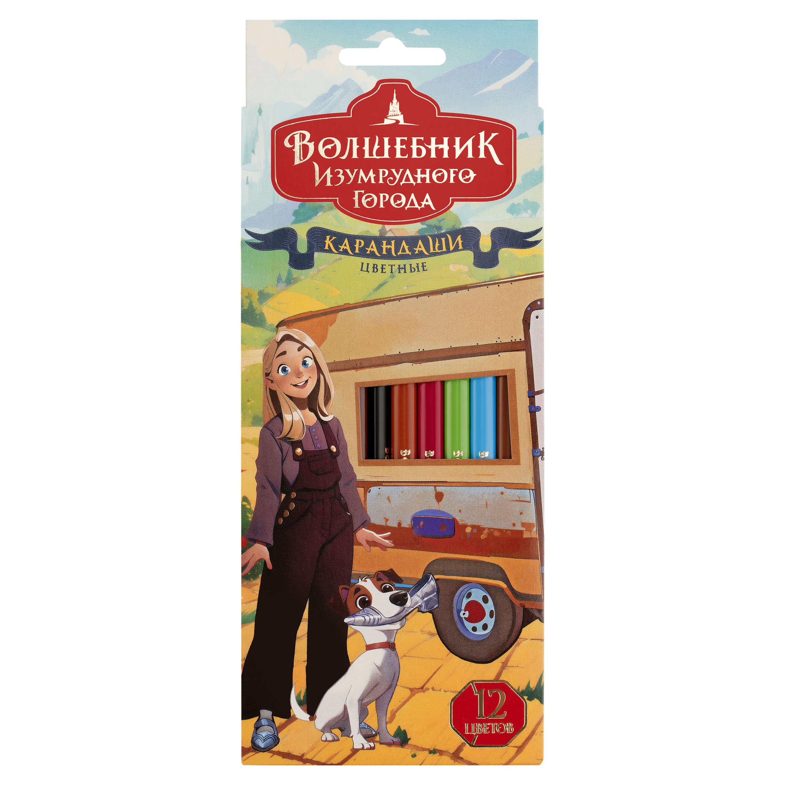 

Карандаши цветные 12цв 3-гран. дерево Волшебник Изумрудного Города МУЛЬТИ-ПУЛЬТИ CP_64235