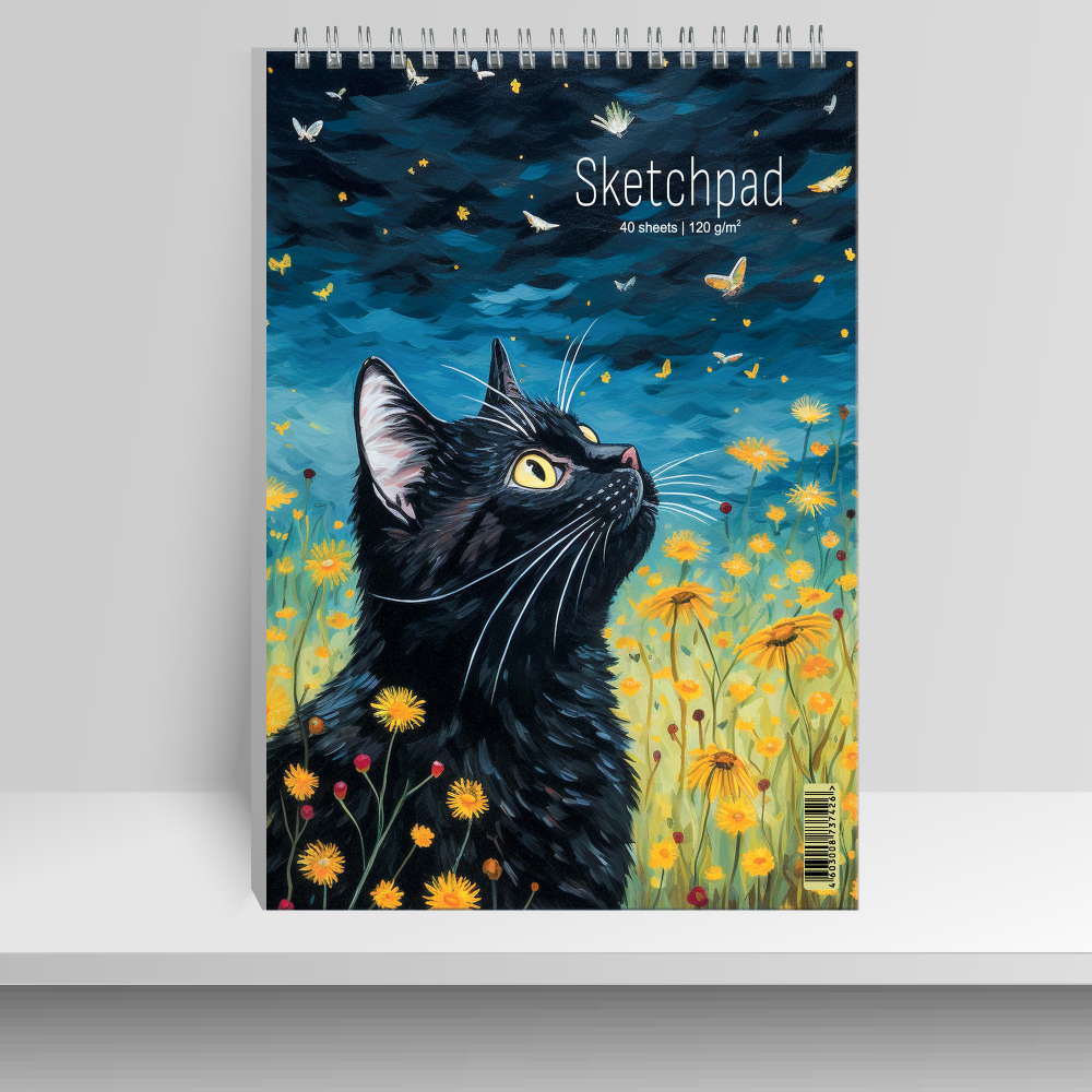 

Скетчбук А5 40л гребень мягк.обл. Пушистый soft touch жест.подложка 120г/м2 Seventeen 15131