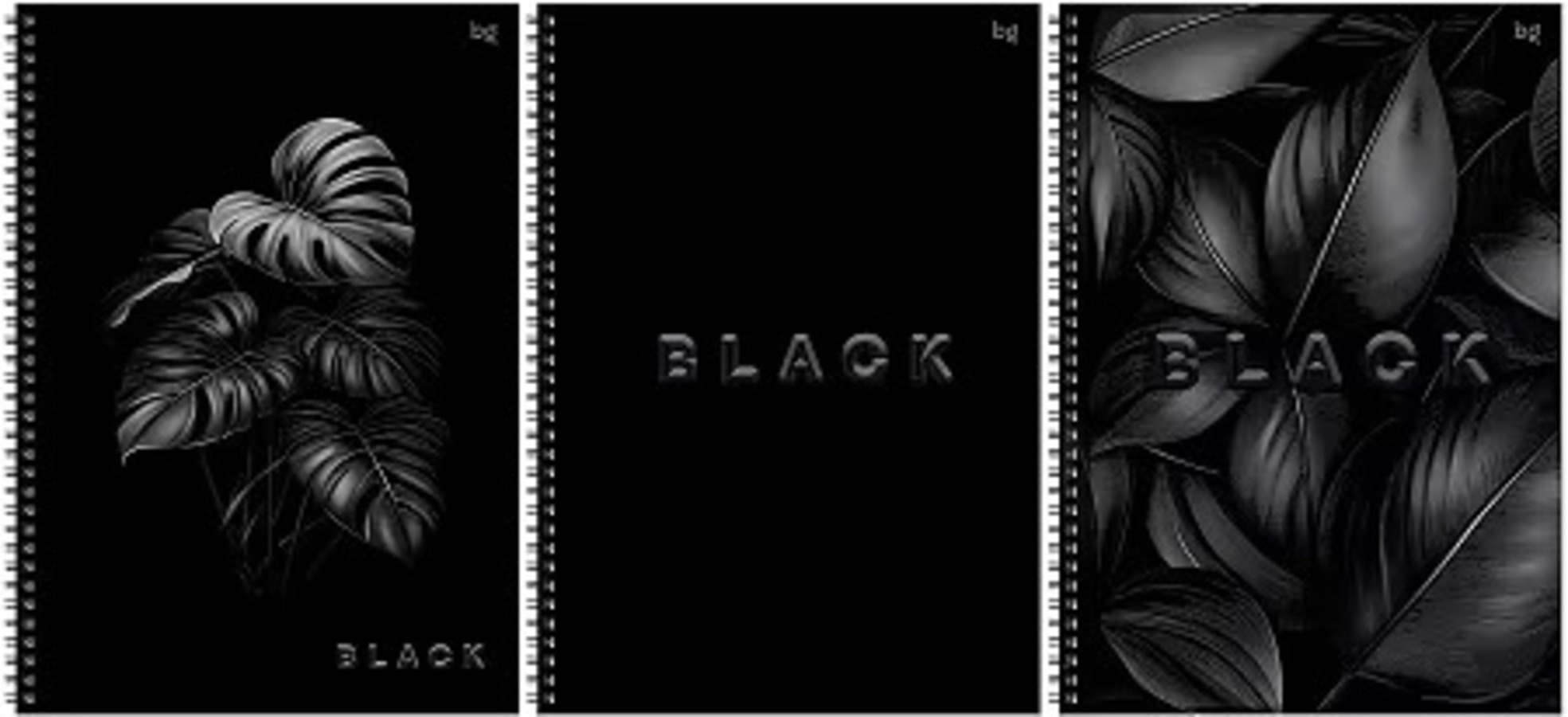 

Тетрадь А4 96л клетка гребень мелов.картон Just black soft touch ассорти BG Т4гр96_лс_вл 08659