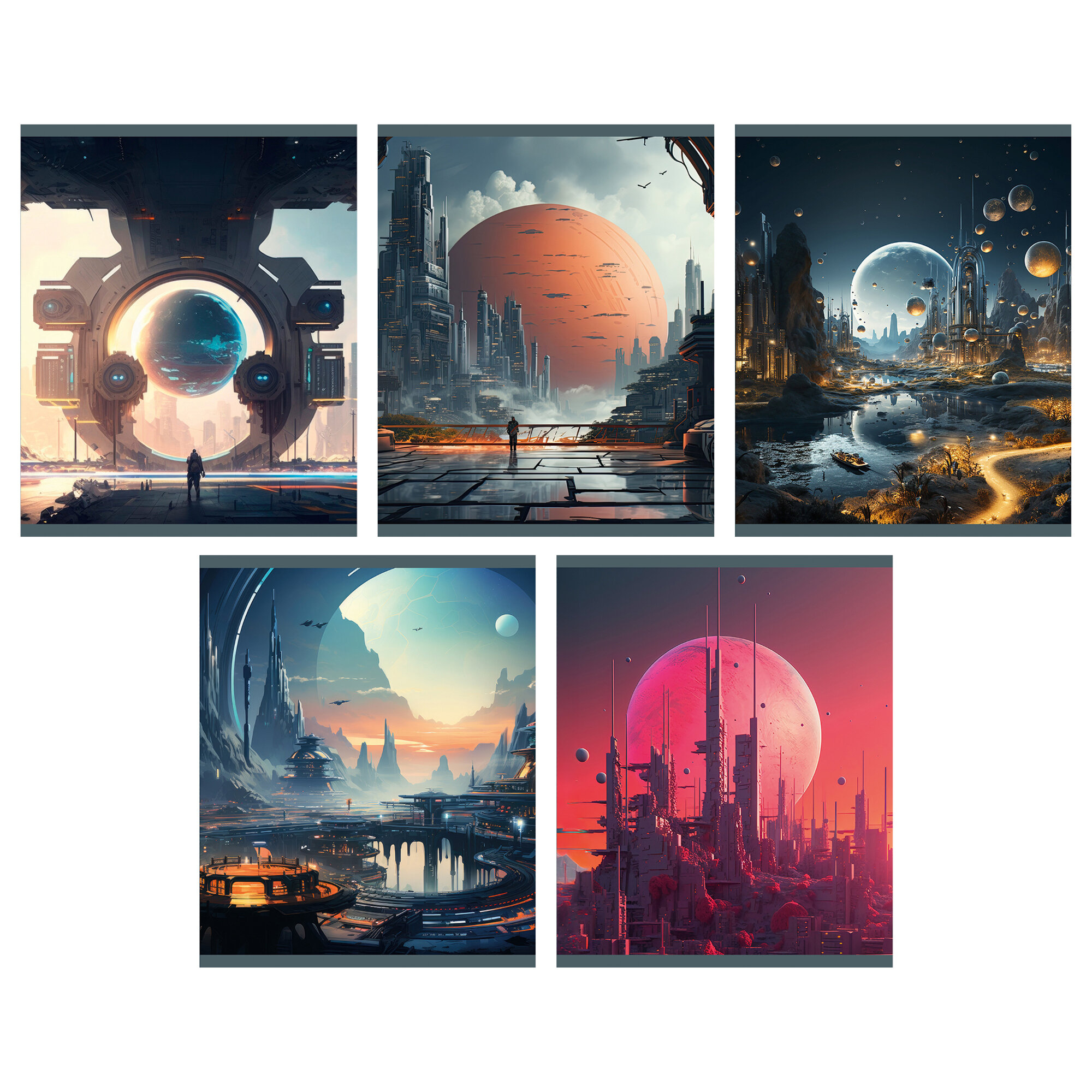 

Тетрадь А5 48л клетка скрепка мелов.картон Другие галактики ассорти 5 диз. Listoff ТК489109