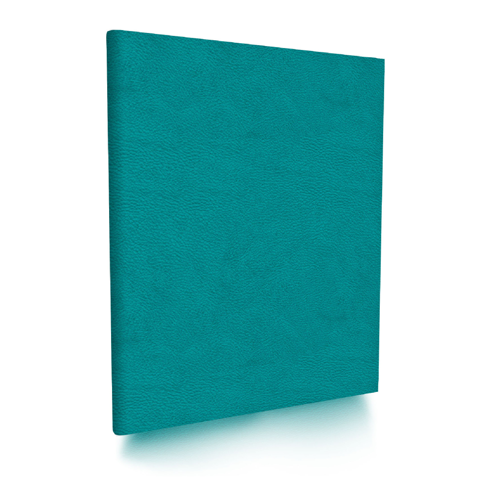 

Тетрадь А5 48л клетка скрепка бумвинил Однотон Бирюзовый ACADEMY STYLE 11544