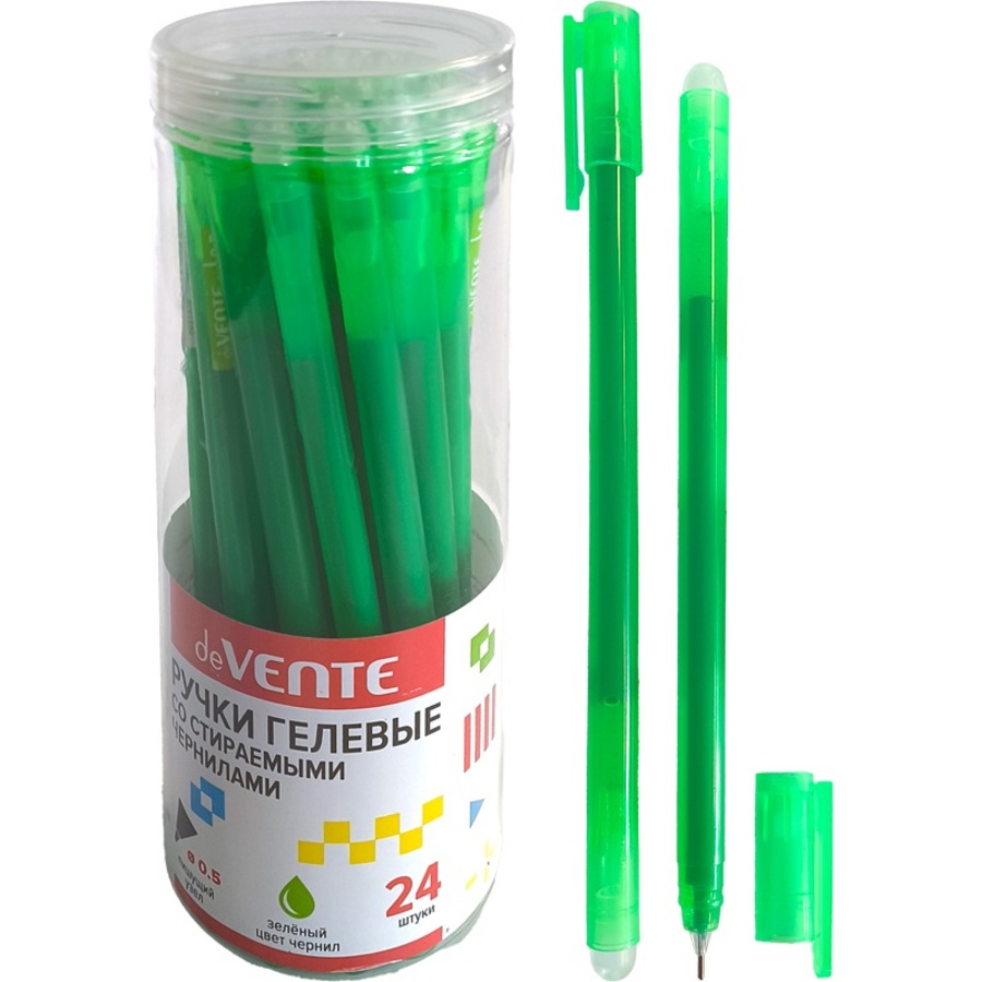 Ручка гелевая зеленая 05мм Simple стираемая deVENTE 5051539 31₽