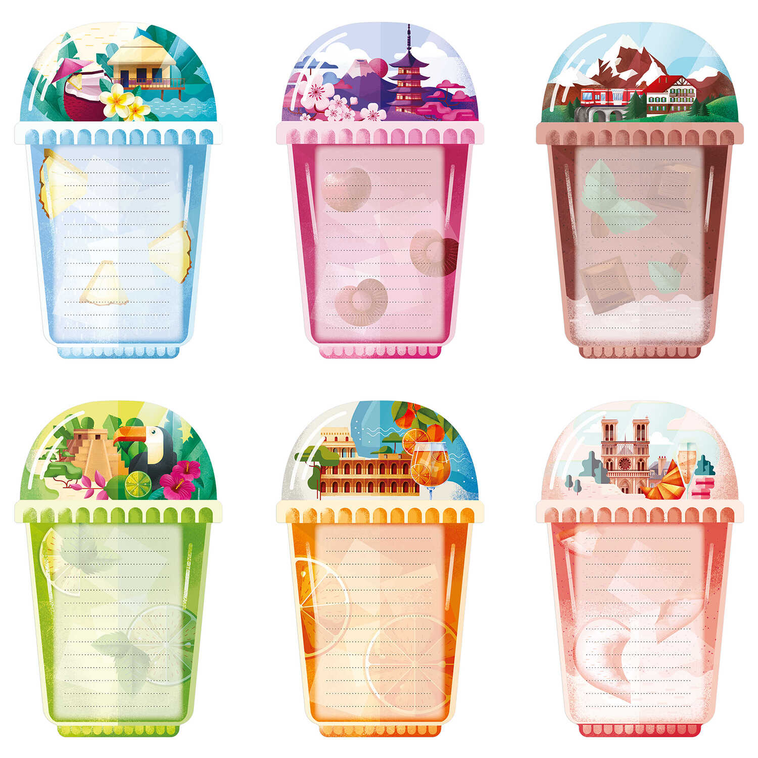 Блок для записей 105x170мм 40л Мои заметки 80гм2 ассорти ФЕНИКС 59051 37₽