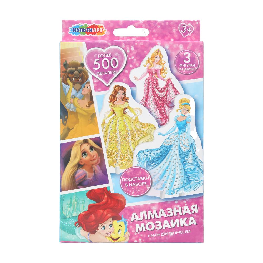 

Мозаика алмазная 10х15см фигурная на подставке Принцессы