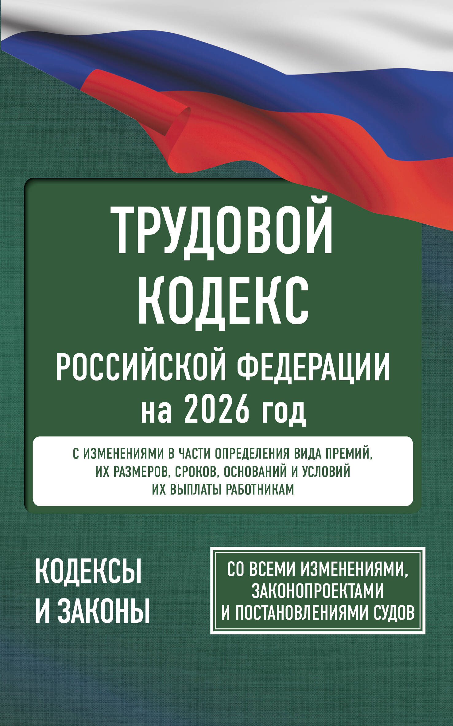 

Трудовой кодекс РФ на 2026 год. Со всеми изменениями, законопроектами и постановлениями судов