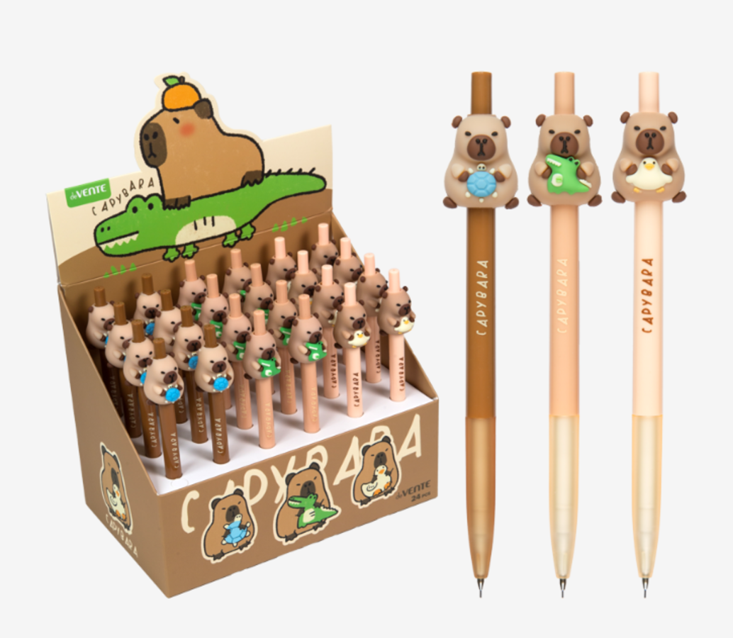 Карандаш автомат 05мм Capybara декорэлемент ассорти deVENTE 5010431 100₽