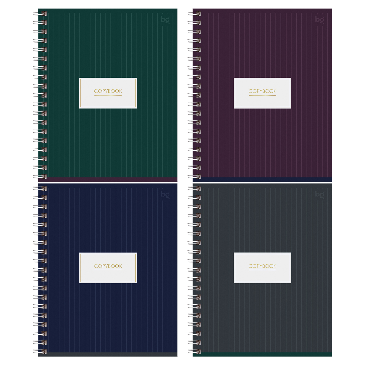 

Тетрадь А5 48л клетка гребень мелов.картон Minimal мат.лам. фольга ассорти BG Т5гр48_лм_тф 08508