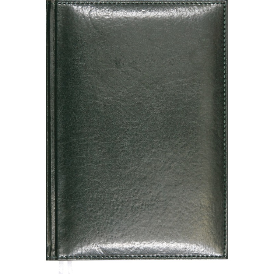 

Ежедневник А5 168л датир. 2026г тв.обл. Visa т-зеленый кожзам термотисн. 2 ляссе ATTOMEX 2332631