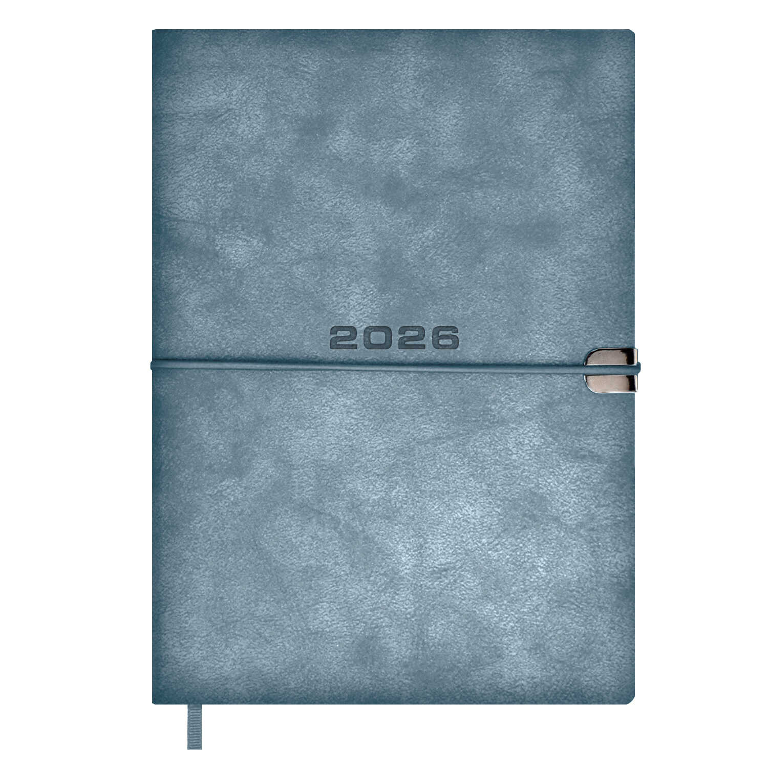 

Ежедневник А5 176л датир. 2026г интег.обл. Тиволи глосс голубой кожзам ляссе ESCALADA 70277