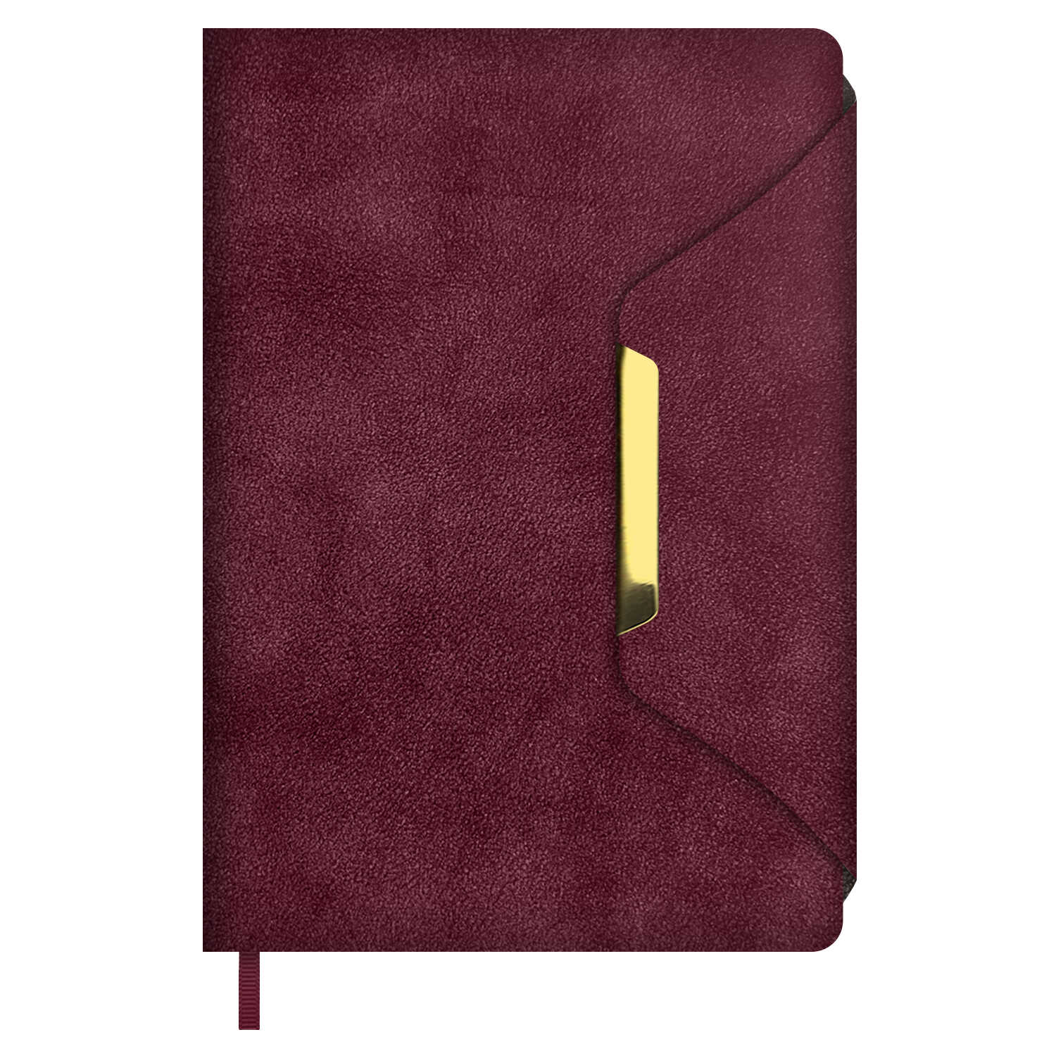 

Ежедневник А5 160л недатир. тв.обл. Спилок делавэ бордовый кожзам ляссе магн.клапан ESCALADA 70608