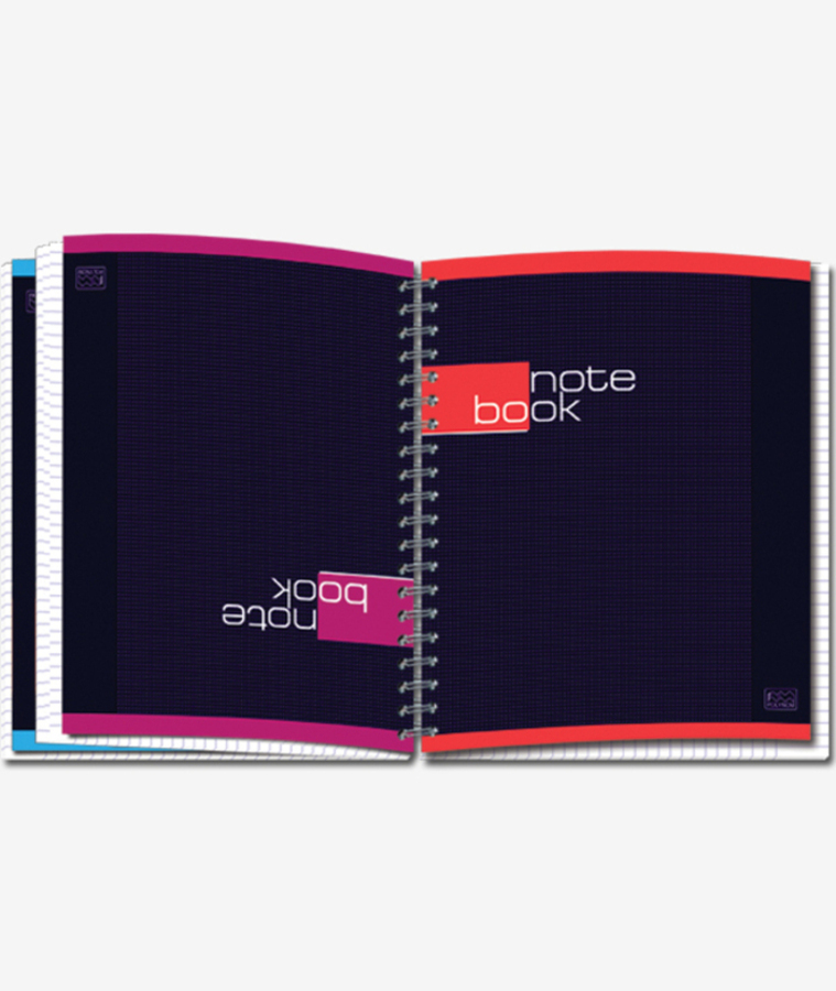 

Тетрадь А5 120л клетка гребень мелов.картон 2в1 Twice two ПОЛИНОМ 2363