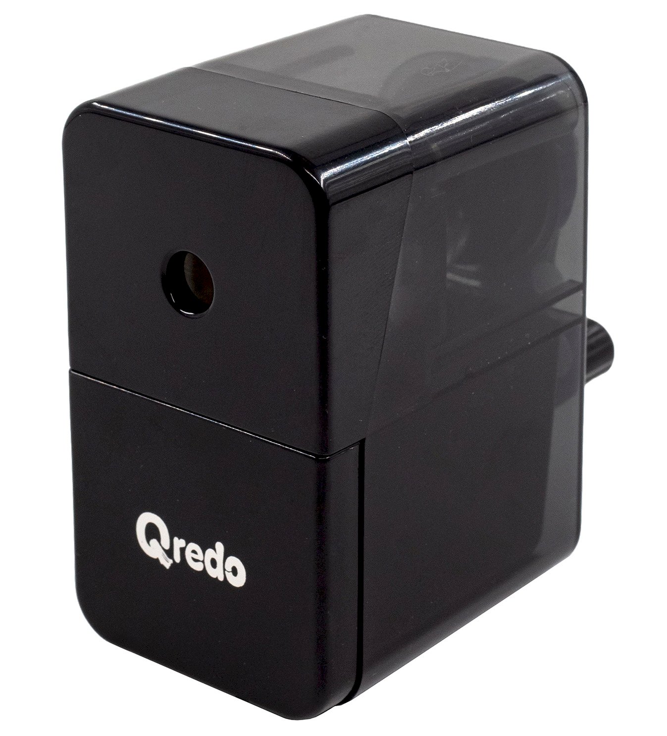Точилка механическая 1отв пластик контейнер Prompt черная QREDO 15-7386 391₽