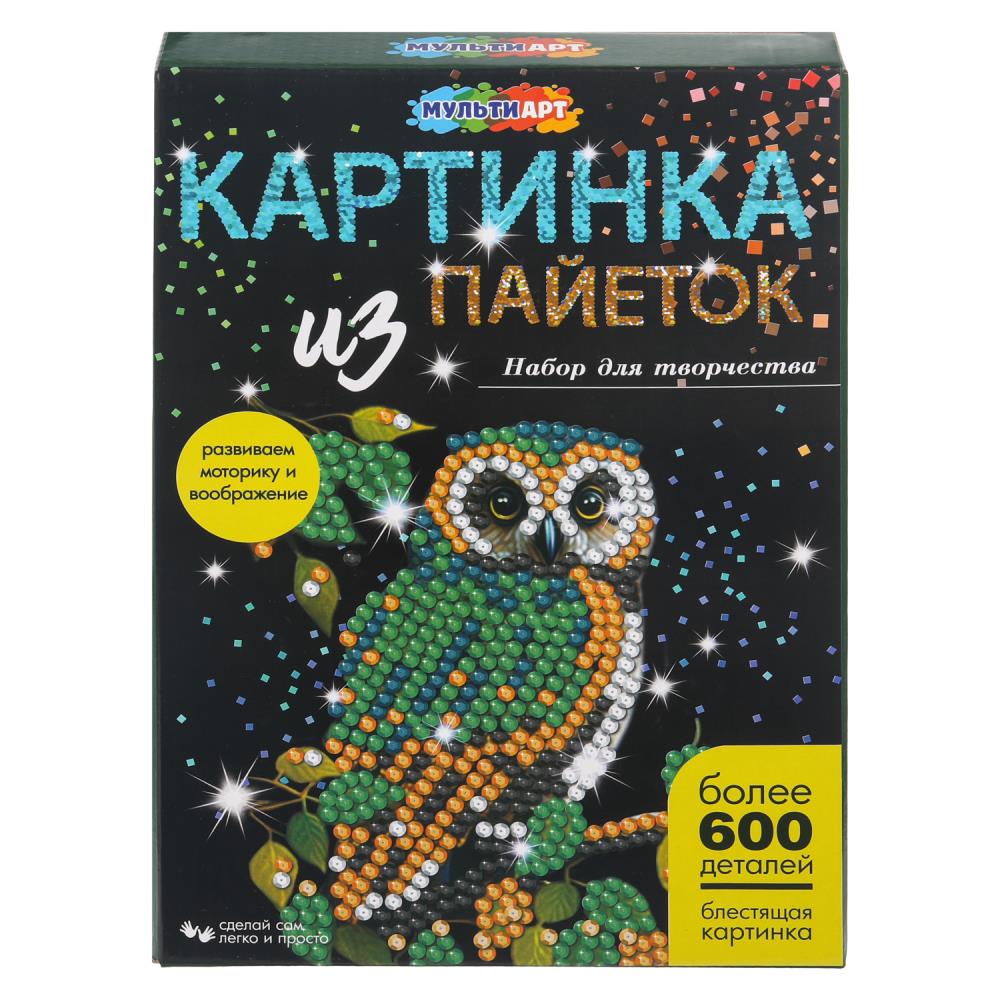 Картина из пайеток Сова MultiArt SEQPIC-OWL-110707 24 333₽