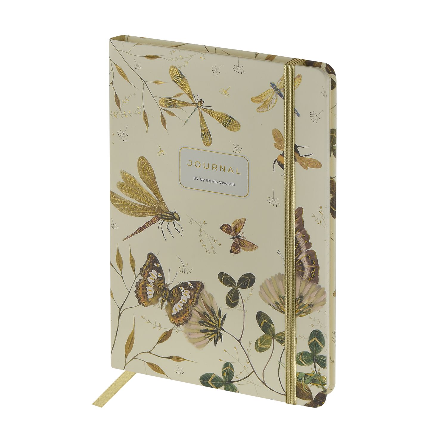 Книжка записная А5 100л линия твобл Megapolis journal Стрекозы резинка BRUNO VISCONTI 3-47911 537₽