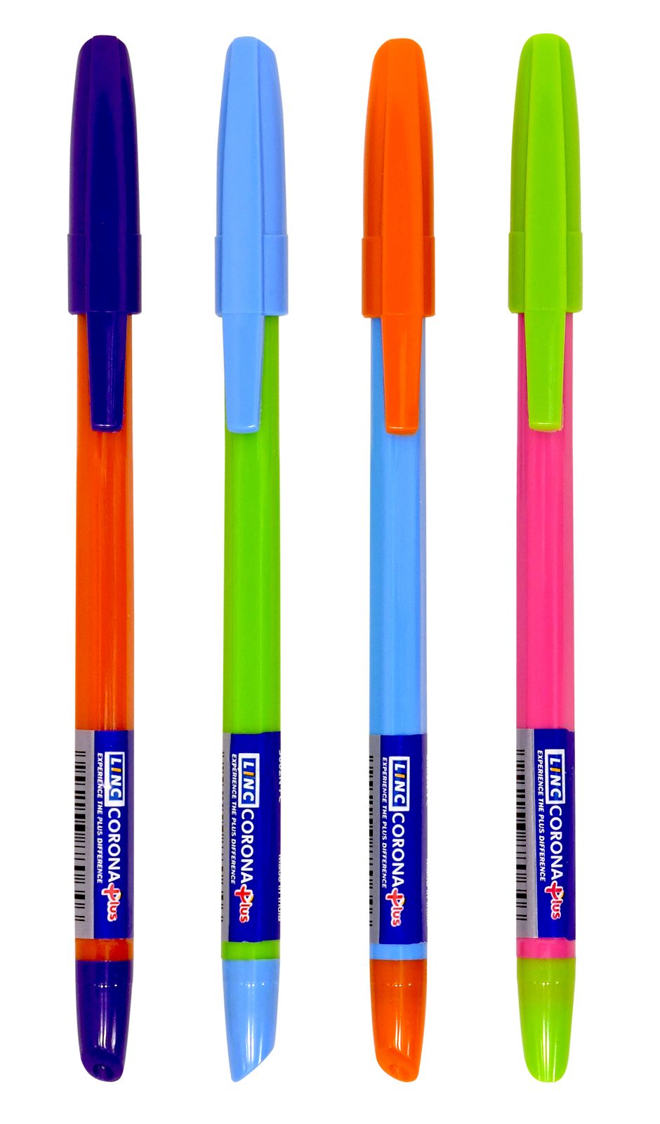 Ручка шариковая синяя 07мм Corona Plus Fancy colors ассорти корпус LINC 3002N-FC 22₽