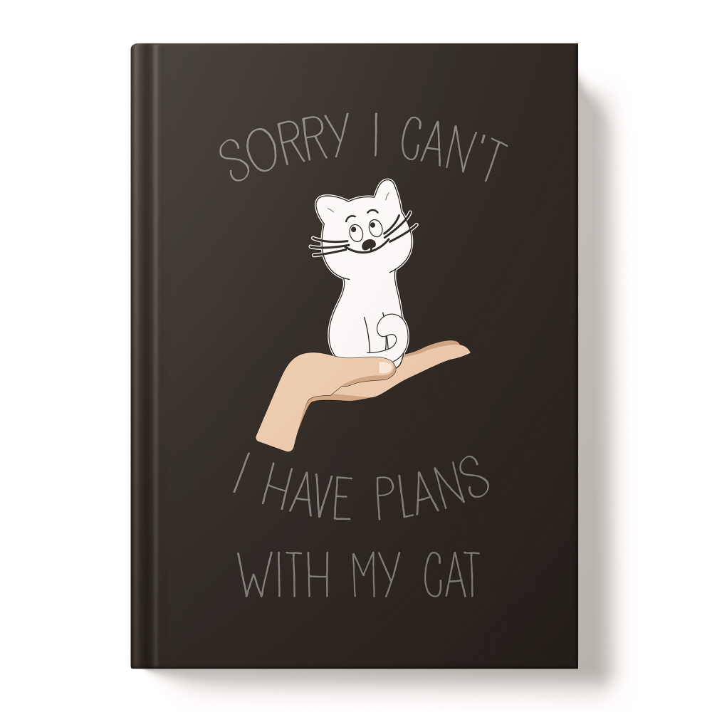 Книжка записная А5 96л клетка твобл Мы с котом матлам ACADEMY STYLE 15136 188₽