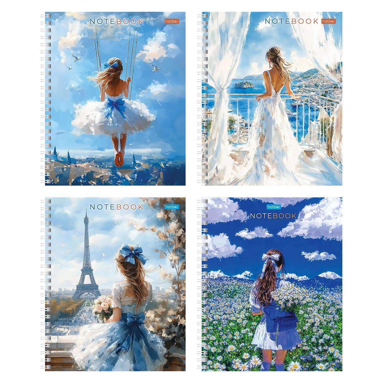 

Тетрадь А5 48л клетка гребень мелов.картон Прекрасные незнакомки ассорти HATBER 48Т5В1гр