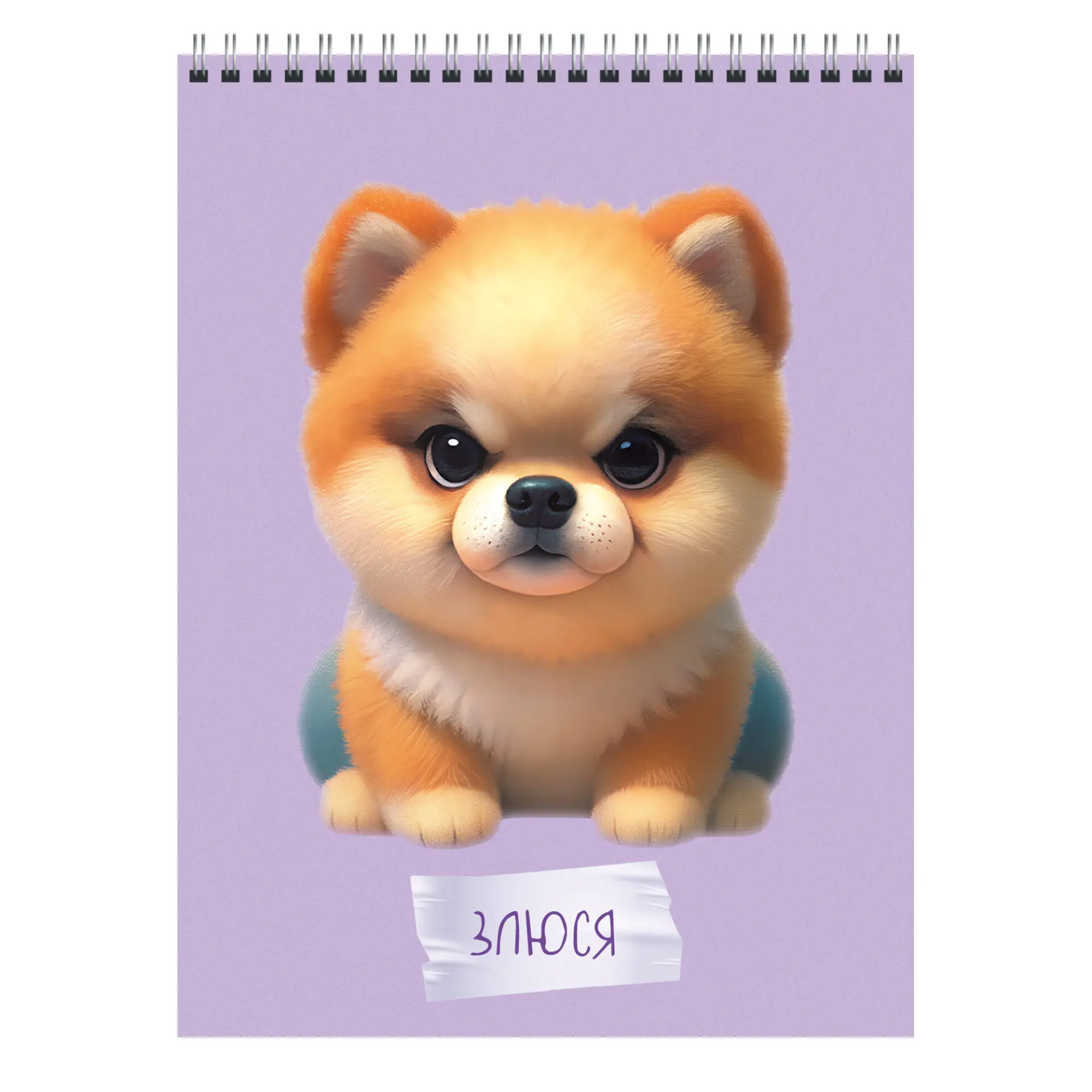 Блокнот А5 60л клетка гребень мягкобл Злюся Listoff БСК660369 69₽