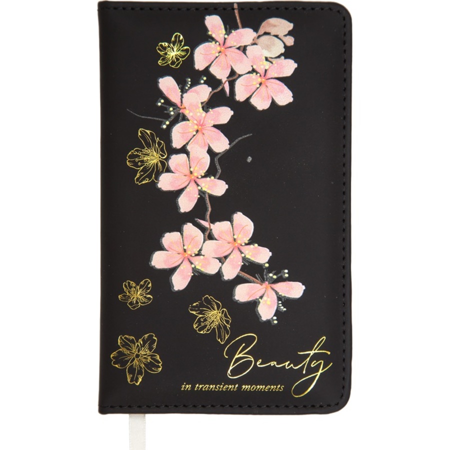 Планинг 100х170мм 80л недатир твобл Rebecca черный кожзам фольга ляссе deVENTE 2239653 143₽