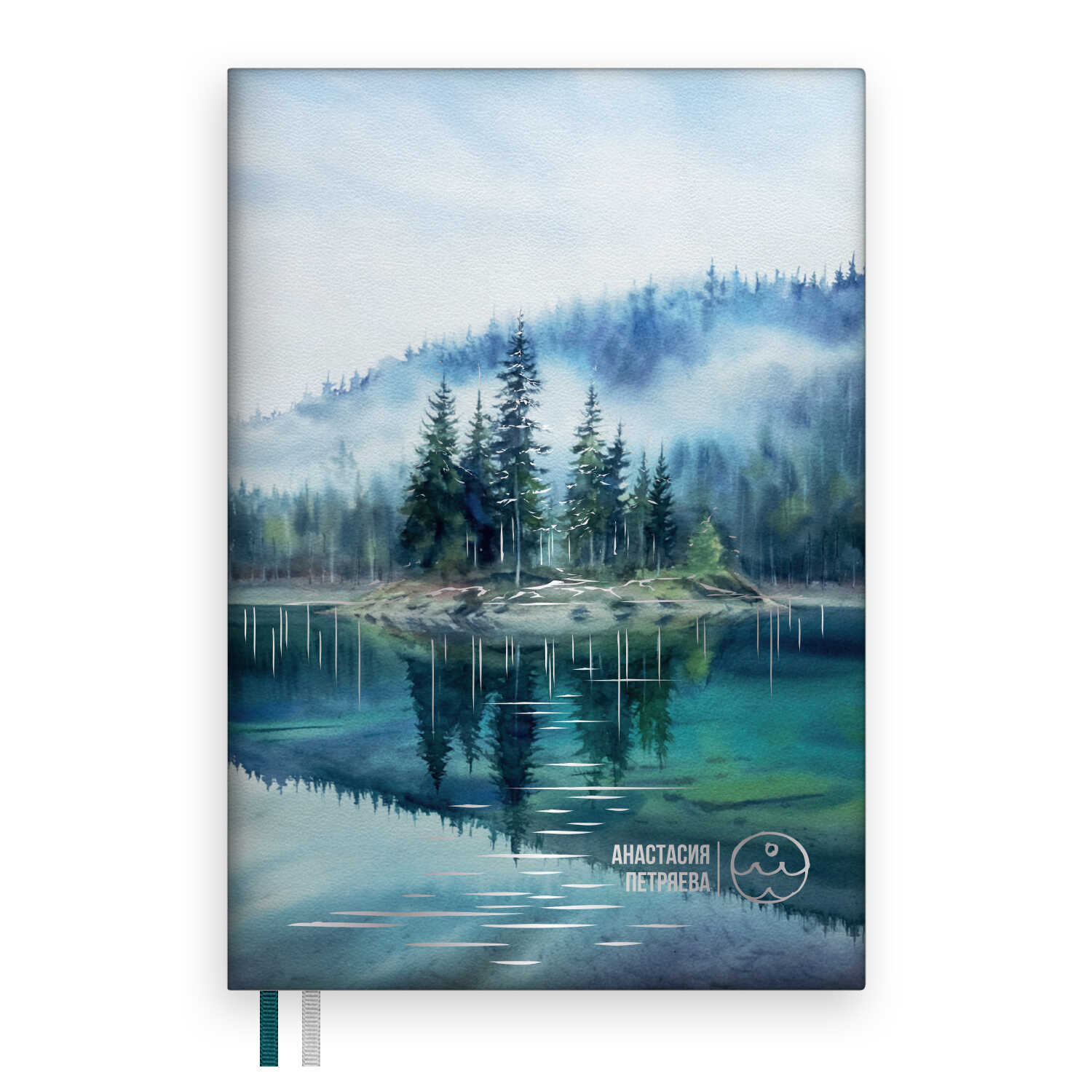 Ежедневник А5 160л недатир интегобл Туман над островом Наппа кожзам 2 ляссе ESCALADA 70660 525₽