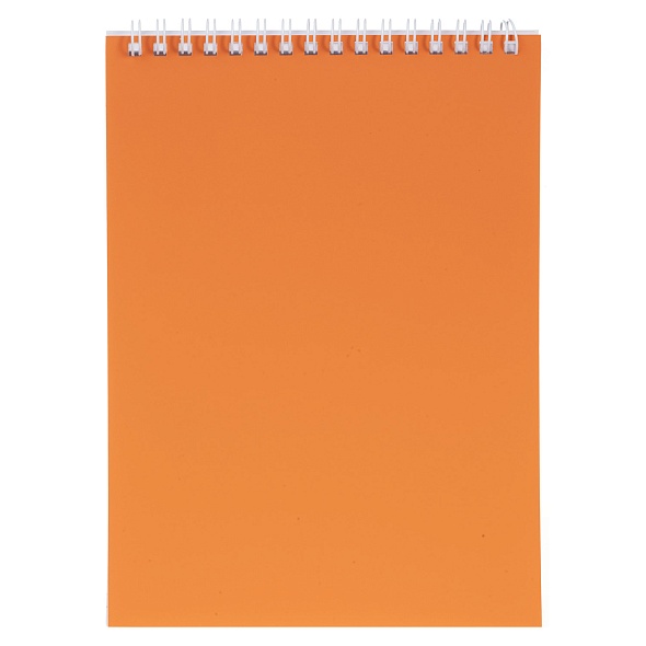 Блокнот А5 60л клетка гребень мягкобл SoloMatte Шафран soft touch HATBER 60Б5лВ1гр 97₽