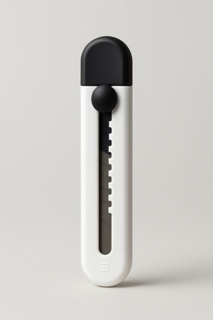 Нож канцелярский 9мм Classic white ILIKEGIFT 132-0022 45₽