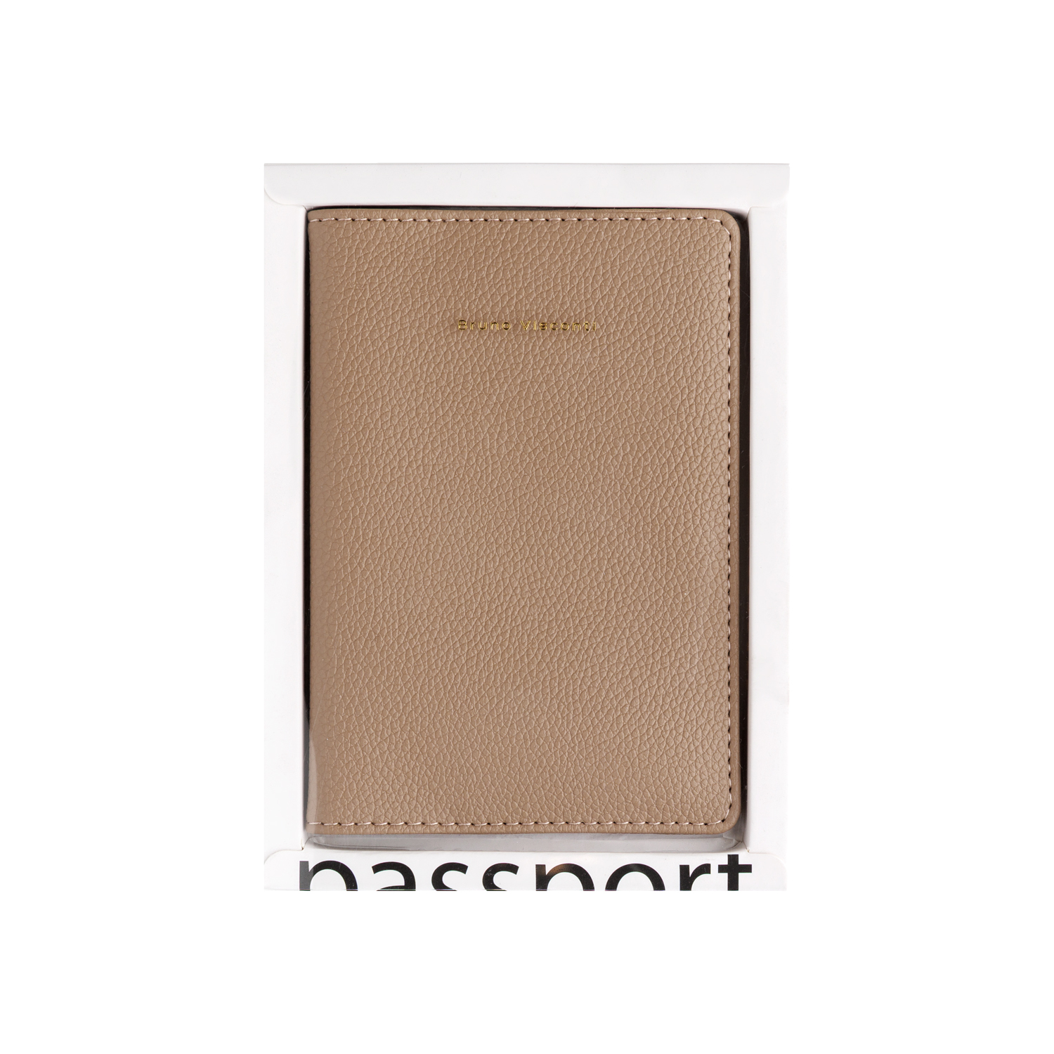 Обложка для паспорта А6 экокожа бежевая BRUNO VISCONTI 3-61909 348₽