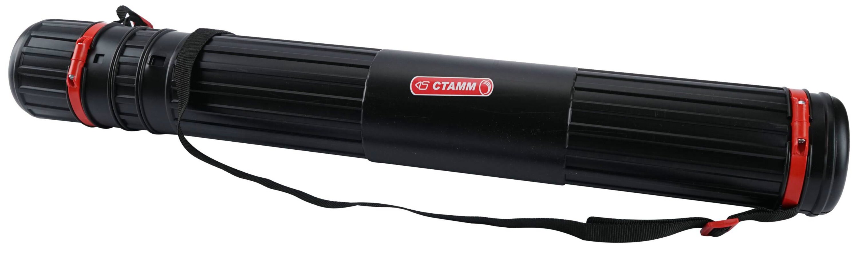 

Тубус D90мм L700-1100мм телескоп. на ремне черный СТАММ ПТ11