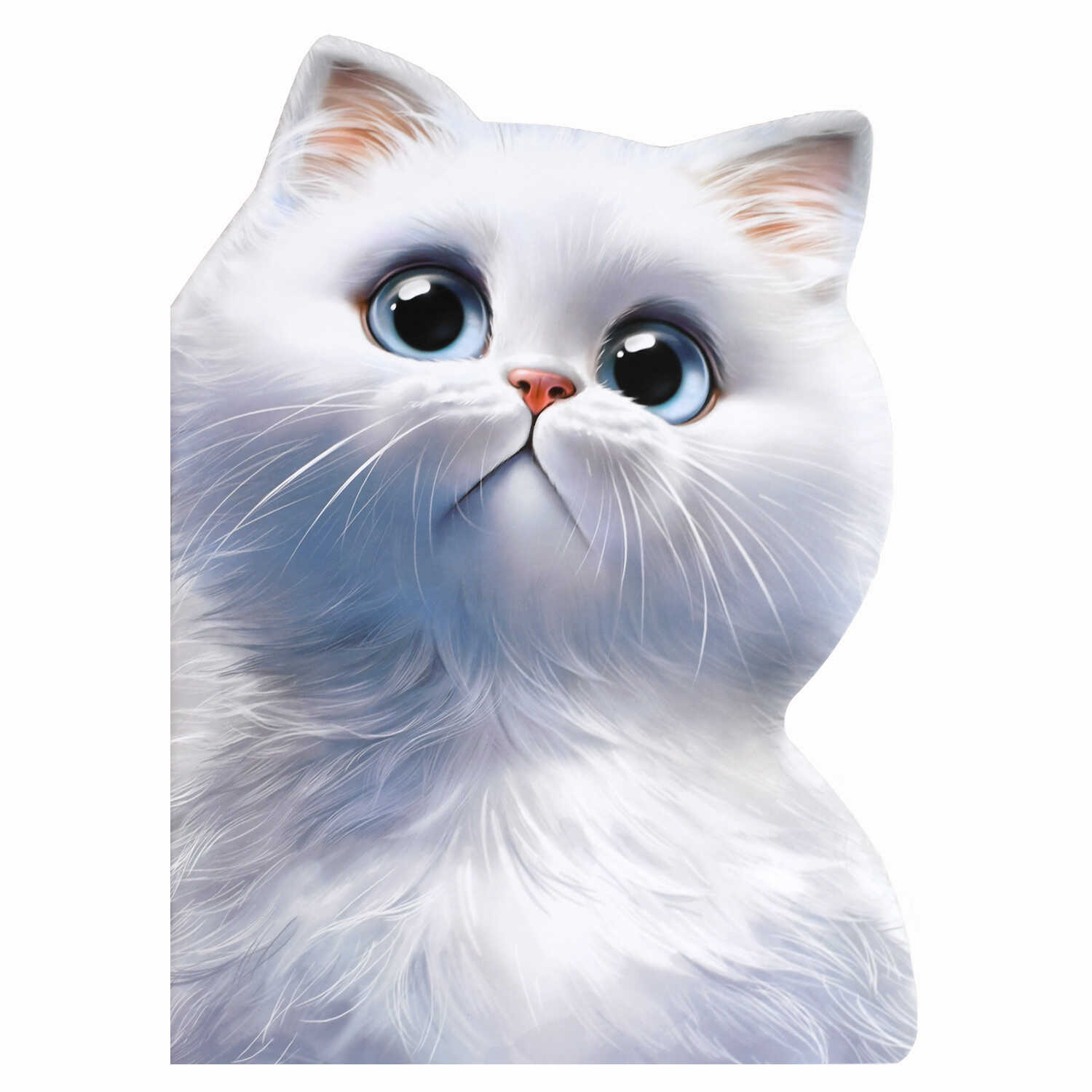 Тетрадь А5 40л в точку скрепка меловкартон Мечтающий кот вырубка ФЕНИКС 69727 144₽